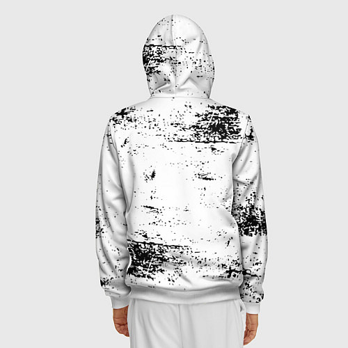 Мужская толстовка на молнии Кс го : cs go / 3D-Белый – фото 4