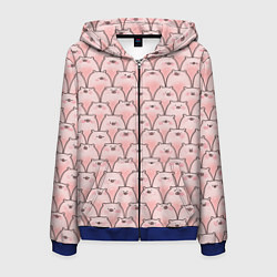 Мужская толстовка на молнии Пухлые хрюни