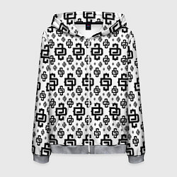 Мужская толстовка на молнии White Pattern Dope Camo Dope Street Market