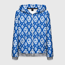 Мужская толстовка на молнии Blue Pattern Dope Camo Dope Street Market