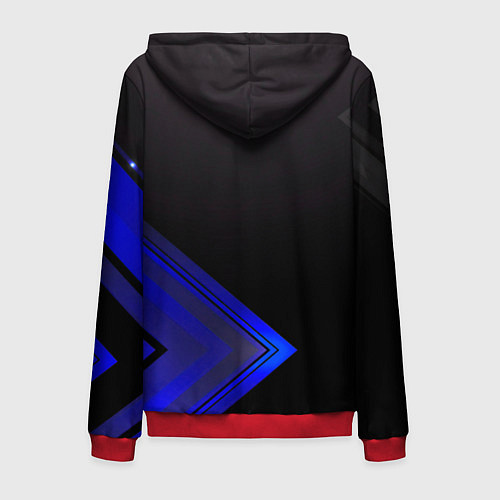 Мужская толстовка на молнии SUZUKI СУЗУКИ / 3D-Красный – фото 2