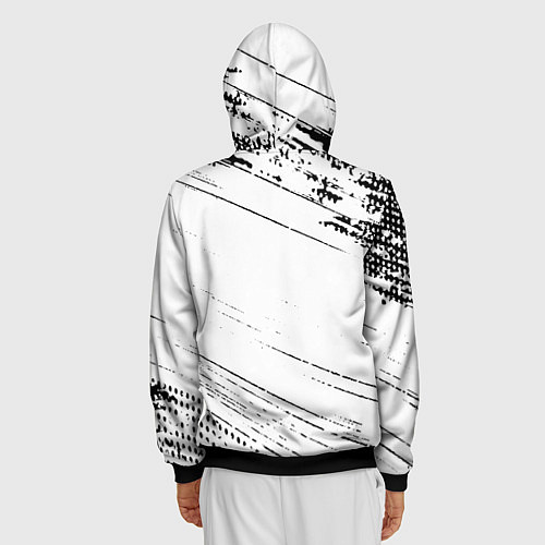 Мужская толстовка на молнии Arch Enemy / 3D-Черный – фото 4