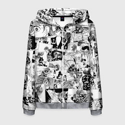Мужская толстовка на молнии Dororo pattern