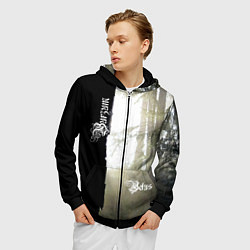 Толстовка 3D на молнии мужская Burzum - Belus, цвет: 3D-черный — фото 2
