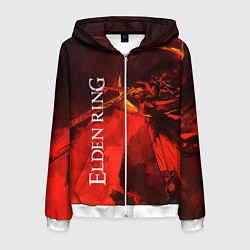 Толстовка 3D на молнии мужская MALENIA - ELDEN RING ЕЛДЕН РИНГ, цвет: 3D-белый
