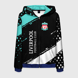 Толстовка 3D на молнии мужская Liverpool footba lclub, цвет: 3D-синий