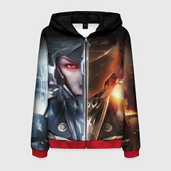 Мужская толстовка на молнии METAL GEAR RISING САМУРАЙ