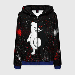 Мужская толстовка на молнии Monokuma paint