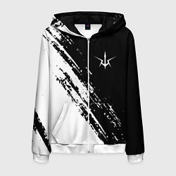 Толстовка 3D на молнии мужская Code geass краска, цвет: 3D-белый