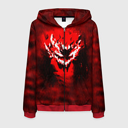 Толстовка 3D на молнии мужская SHADOW FIEND PHONK ZXC, цвет: 3D-красный