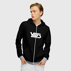 Толстовка 3D на молнии мужская Underground unnv уннв, цвет: 3D-меланж — фото 2