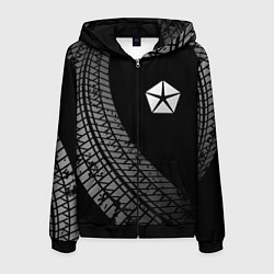 Мужская толстовка на молнии Jeep tire tracks
