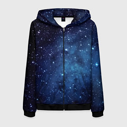 Мужская толстовка на молнии Звездное небо - нейросеть