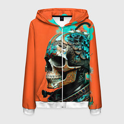 Мужская толстовка на молнии Art skull - irezumi - Japan