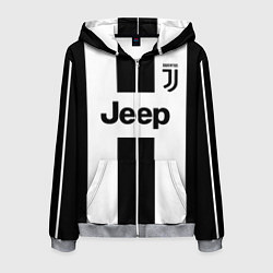 Толстовка 3D на молнии мужская Juventus collection, цвет: 3D-меланж