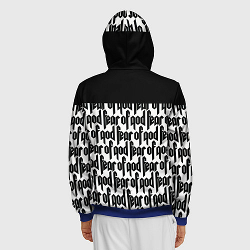 Мужская толстовка на молнии Fear of God / 3D-Синий – фото 4