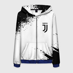Толстовка 3D на молнии мужская Juventus sport color black, цвет: 3D-синий
