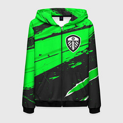 Мужская толстовка на молнии Leeds United sport green
