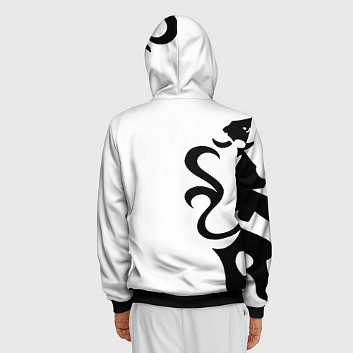 Мужская толстовка на молнии Chelsea sport fc / 3D-Черный – фото 4