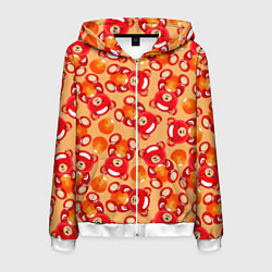 Мужская толстовка на молнии Медовые мишки