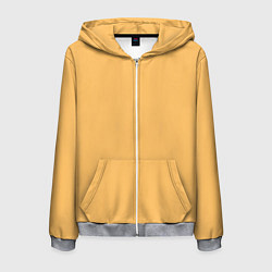 Мужская толстовка на молнии Эмоция радости - желтый