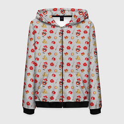 Мужская толстовка на молнии Щелкунчик и игрушки