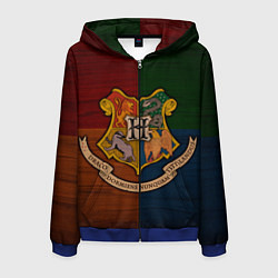 Мужская толстовка на молнии Hogwarts emblem
