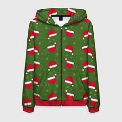 Мужская толстовка на молнии Шапка Санты