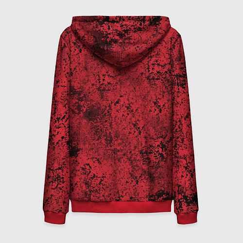 Мужская толстовка на молнии Знак венома на красном / 3D-Красный – фото 2