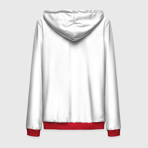 Мужская толстовка на молнии Дэдпул краски / 3D-Красный – фото 2