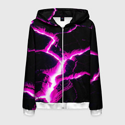 Мужская толстовка на молнии Color pink black