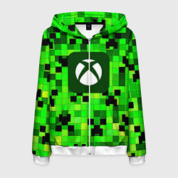 Мужская толстовка на молнии Minecraft xbox
