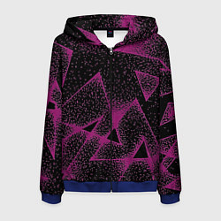 Мужская толстовка на молнии The triangle is pink