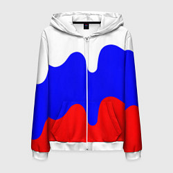 Мужская толстовка на молнии Патриот - флаг