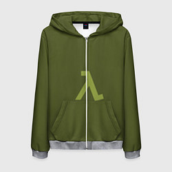 Толстовка 3D на молнии мужская Opposing Force, цвет: 3D-меланж