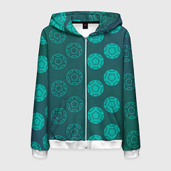 Мужская толстовка на молнии Спортивные мячи