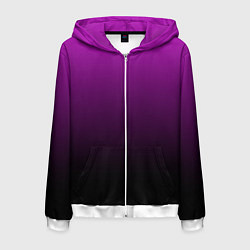 Мужская толстовка на молнии Purple gradient
