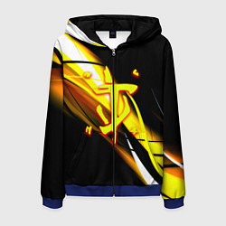 Мужская толстовка на молнии Doom геометрия из полос