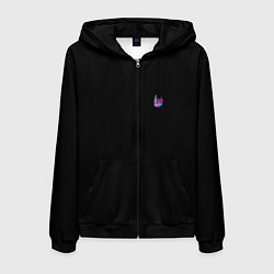 Мужская толстовка на молнии Neon forest