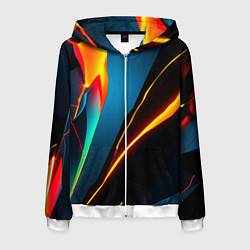 Мужская толстовка на молнии Multicoloured neon