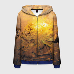 Мужская толстовка на молнии Зимний закат