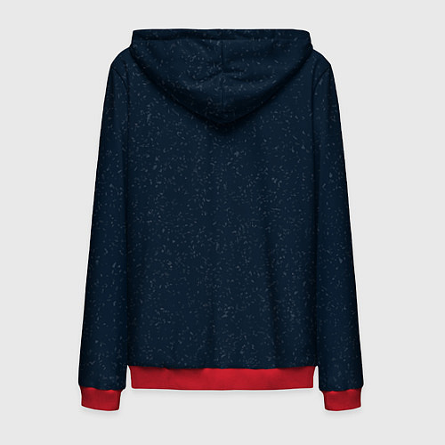 Мужская толстовка на молнии Братва жениха / 3D-Красный – фото 2