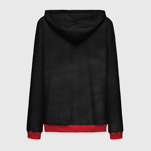 Мужская толстовка на молнии Pirate Station: Dark Side / 3D-Красный – фото 2