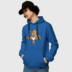Толстовка-худи хлопковая мужская Florida Panthers, цвет: синий — фото 2