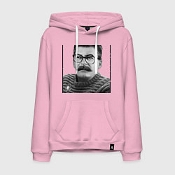 Толстовка-худи хлопковая мужская Stalin: Style in, цвет: светло-розовый
