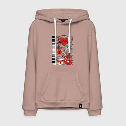 Мужская толстовка-худи Истинный меломан