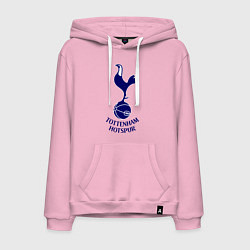Толстовка-худи хлопковая мужская Tottenham FC, цвет: светло-розовый