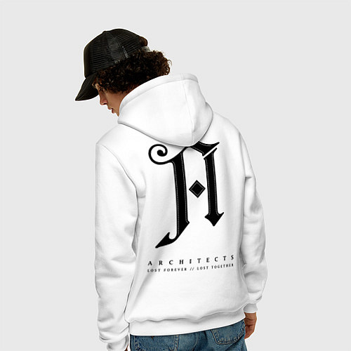 Мужская толстовка-худи Architects: Kult / Белый – фото 4