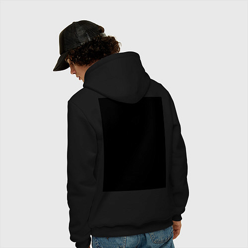 Мужская толстовка-худи FACE SLIME / Черный – фото 4