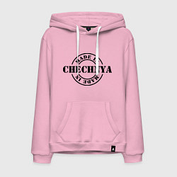 Толстовка-худи хлопковая мужская Made in Chechnya, цвет: светло-розовый